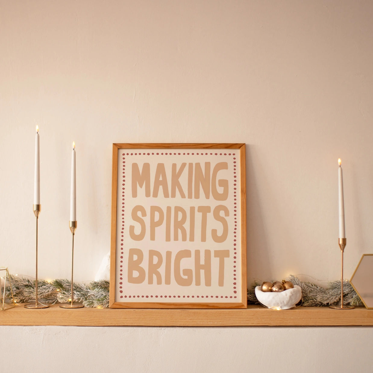 Wandbild „Spirituosen zum Leuchten bringen“