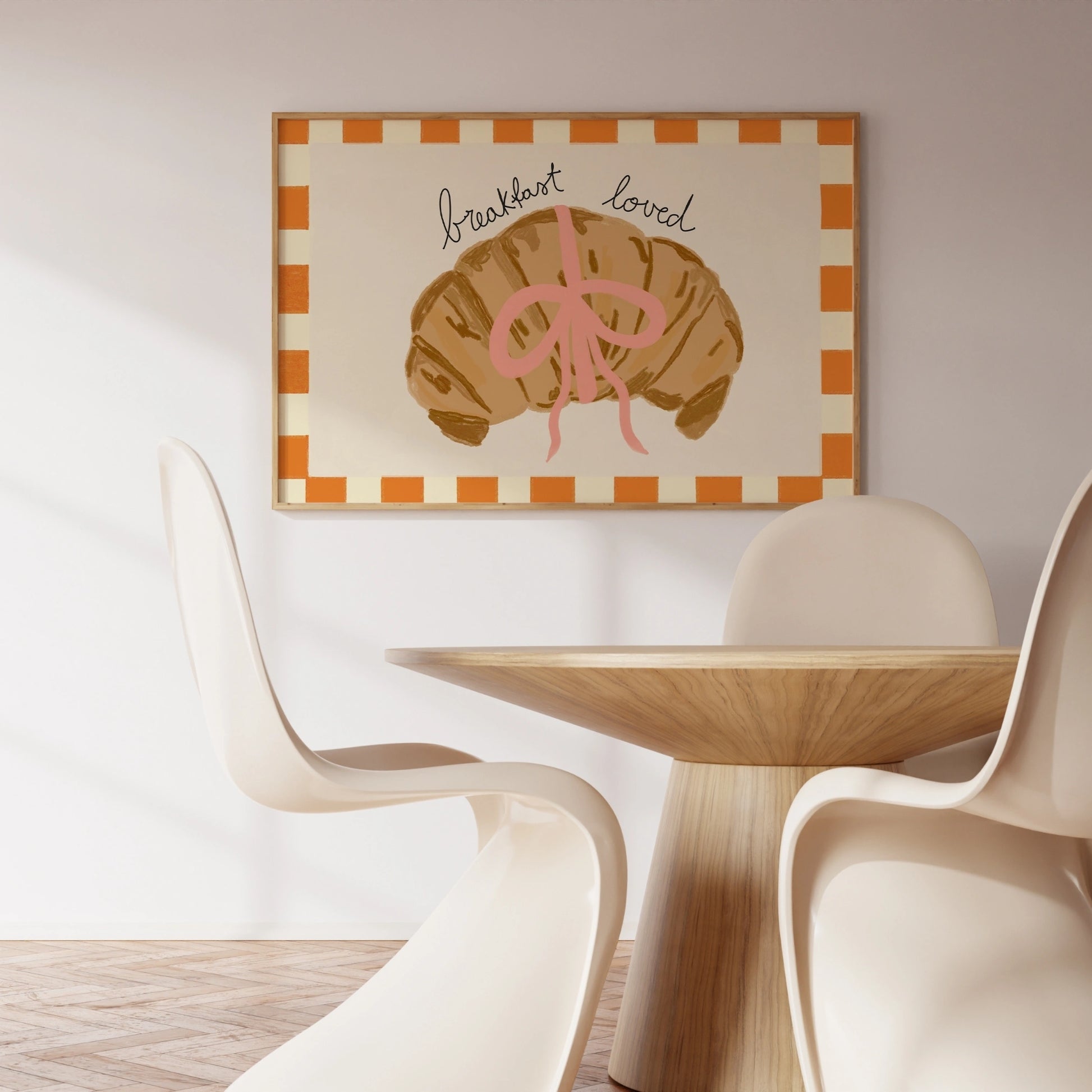 Breakfast Loved Croissant Wall Art