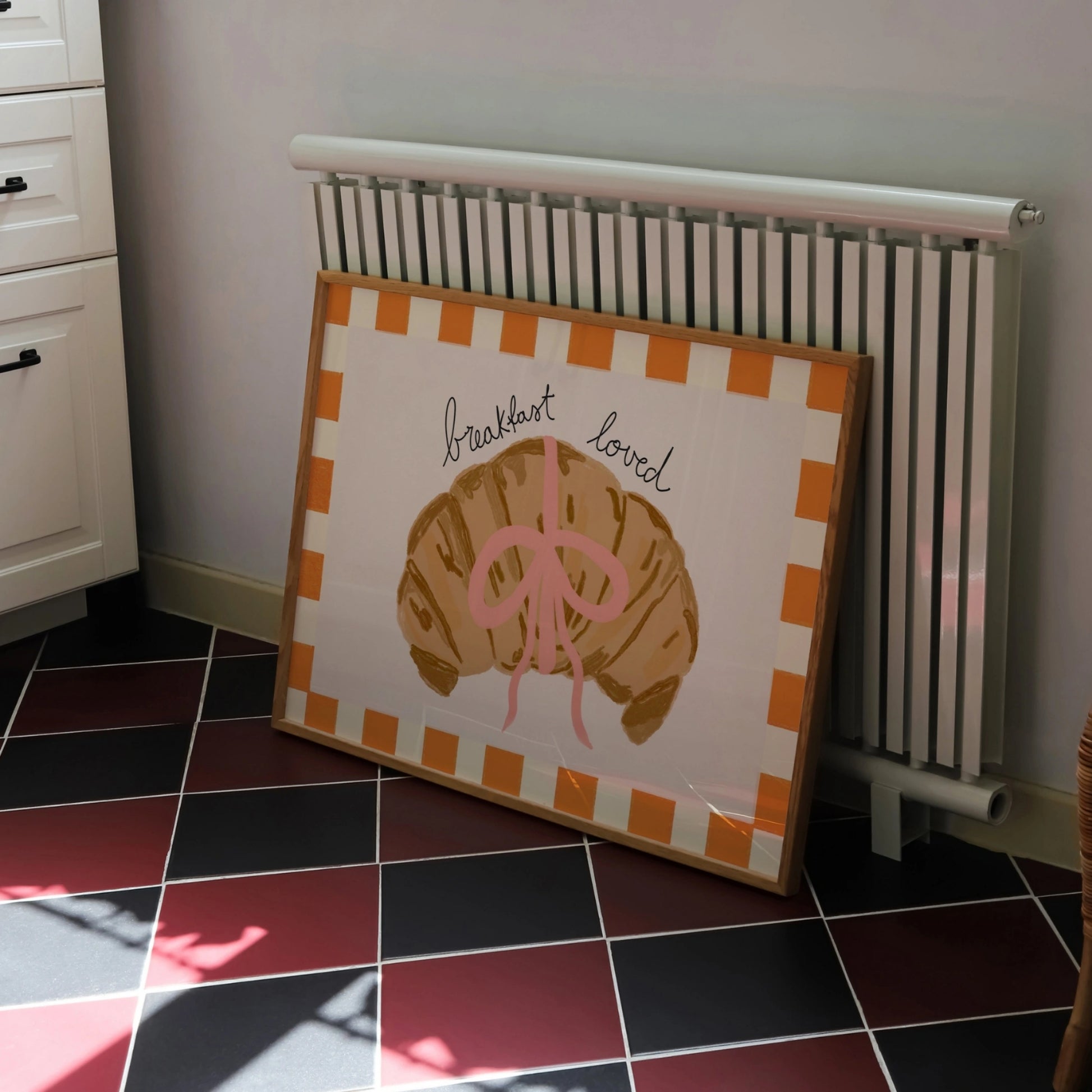 Breakfast Loved Croissant Wall Art