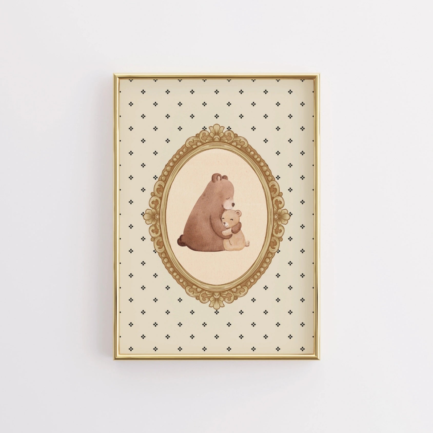 Bear Family Nursery Print