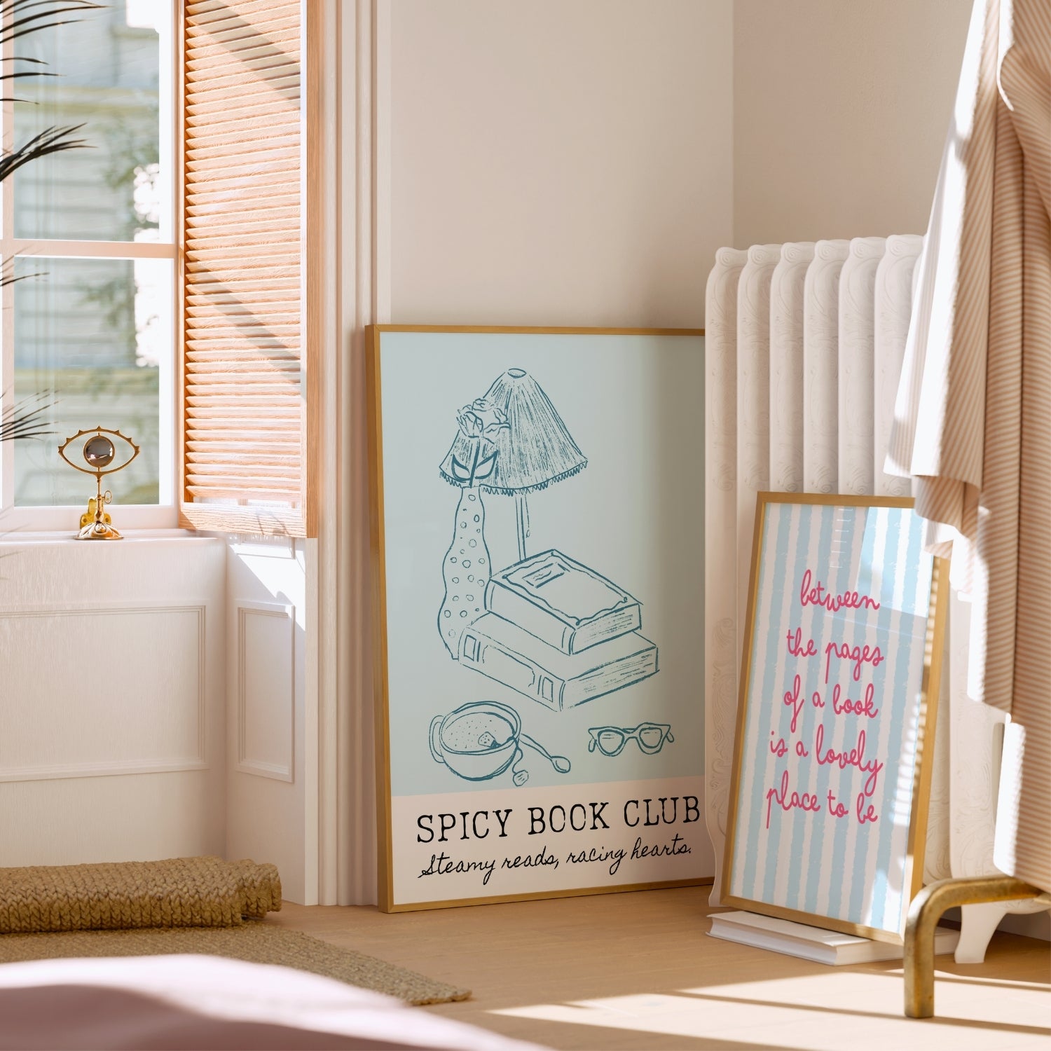 Blue Bookish Posters