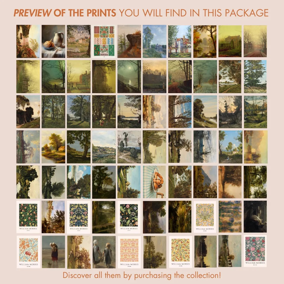 Vintage Autumn, over 400 prints