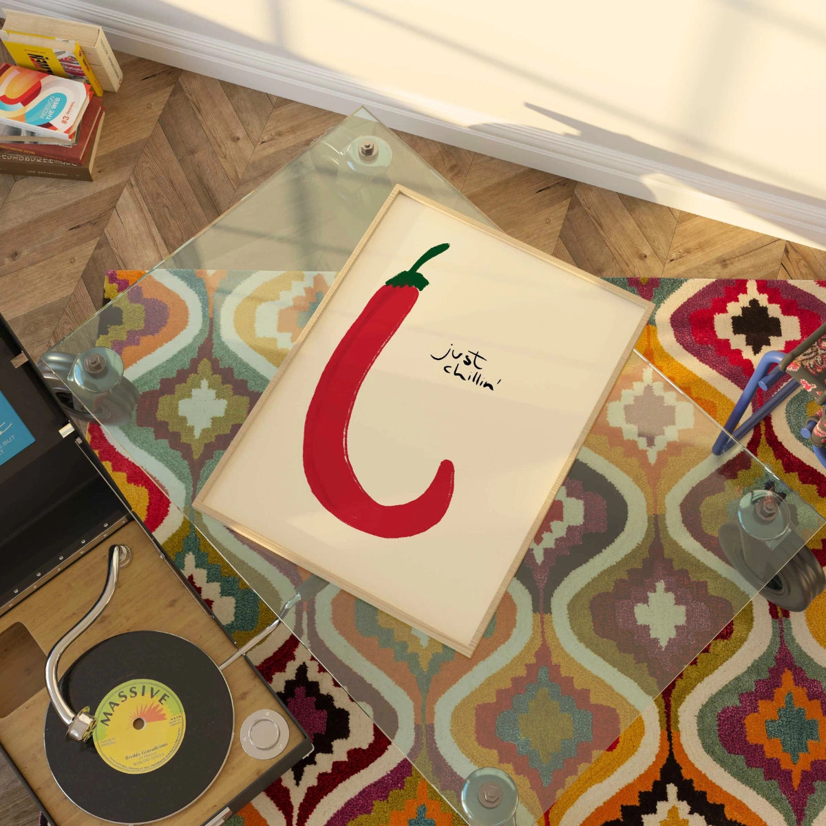 Just Chillin’ Wall Art – Funny Kitchen Print