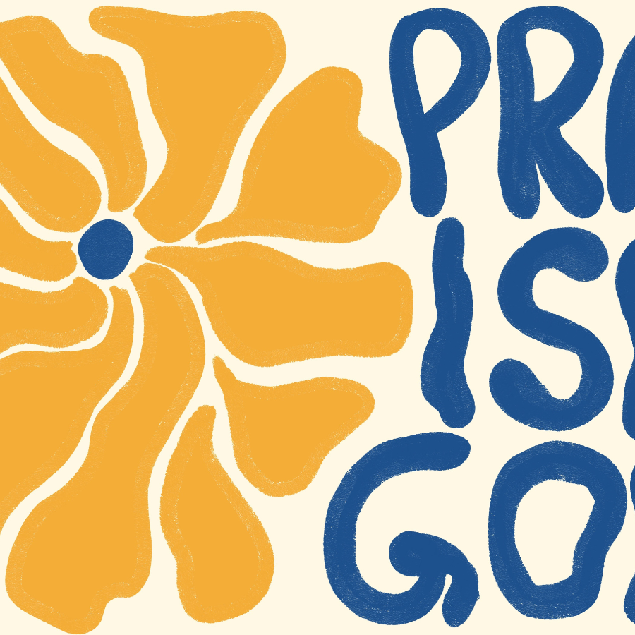 Lobpreis-Gott-Druck – Ausdrucksstarke christliche Wandkunst