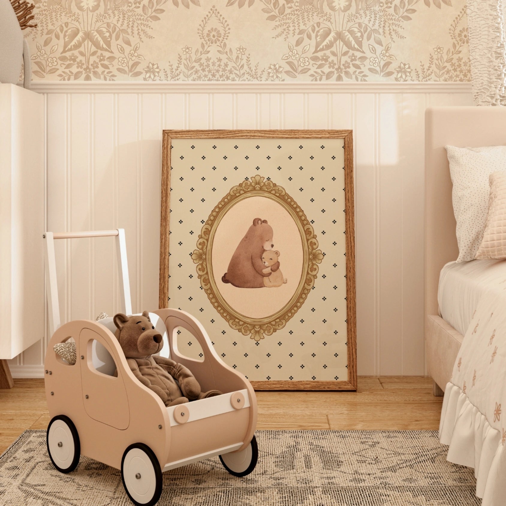 Bear Family Nursery Print