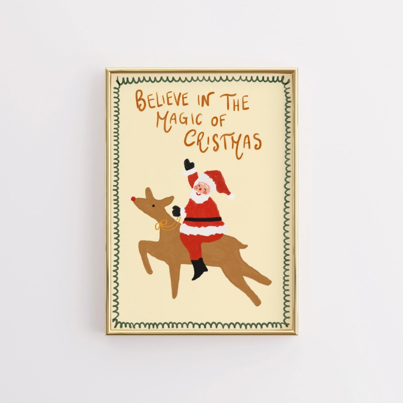 Babbo Natale e renne di Natale