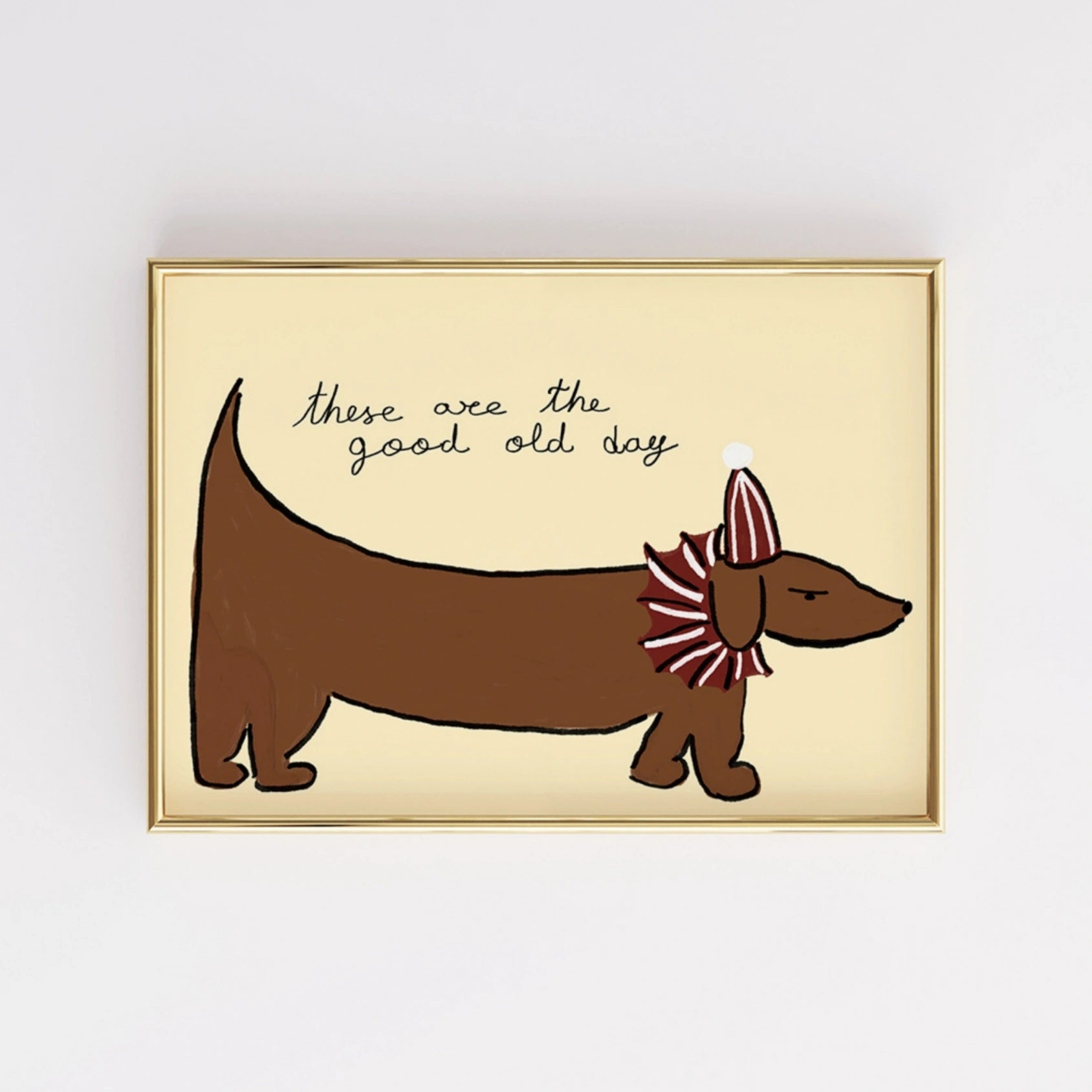 Dachshund Circus Print