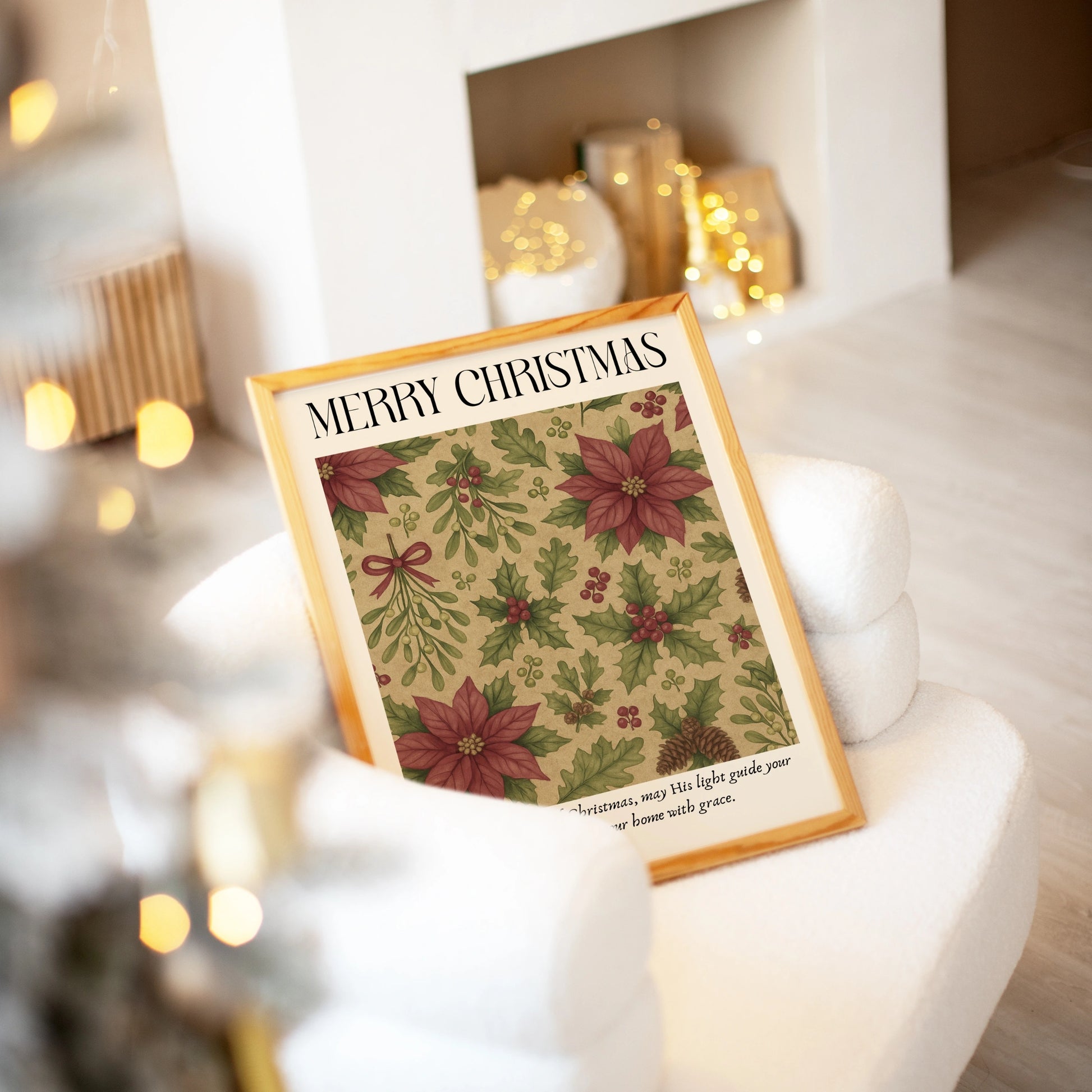 Elegant Religious Christmas Poster