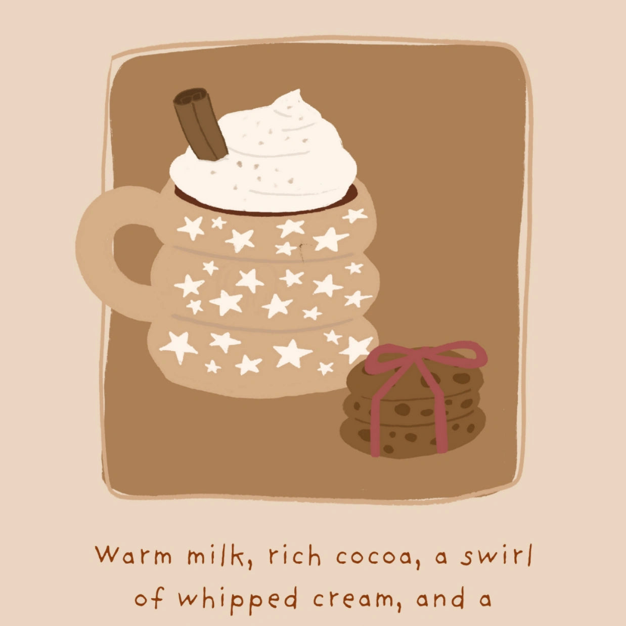 Hot Cocoa Christmas Wall Art