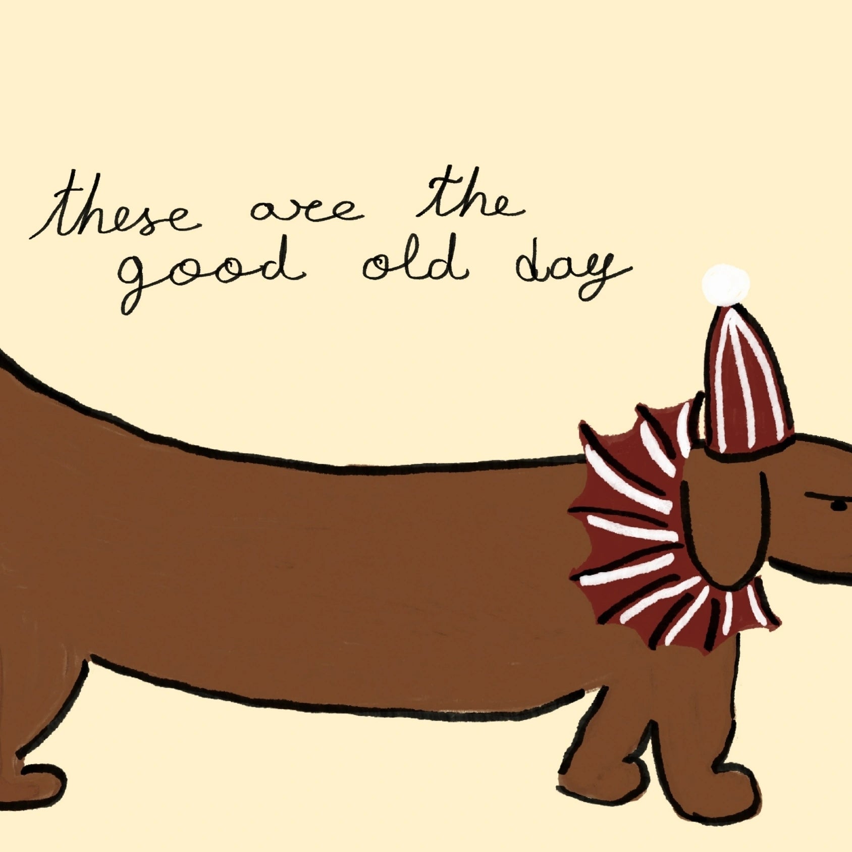 Dachshund Circus Print