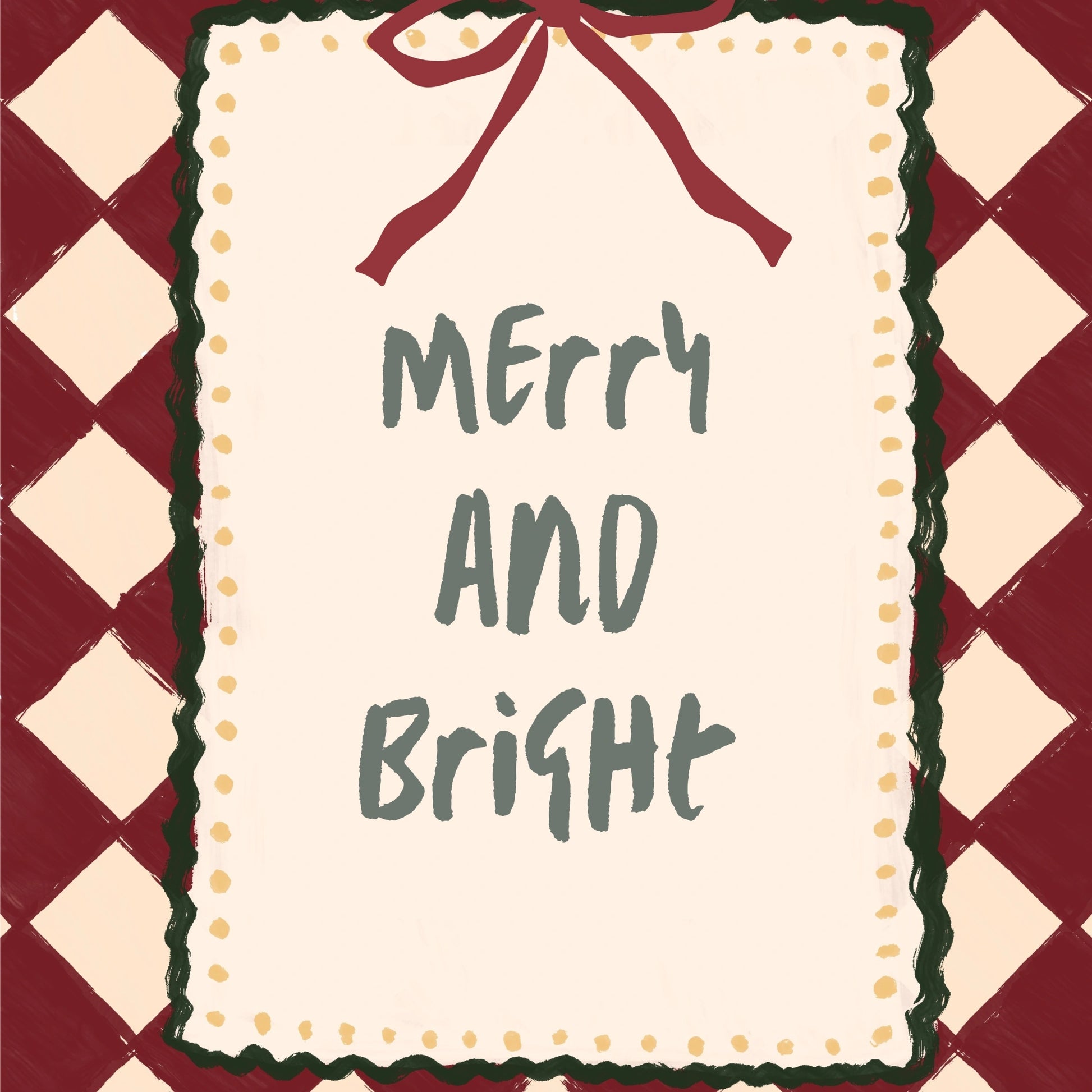 Cozy Festive Typography Decor