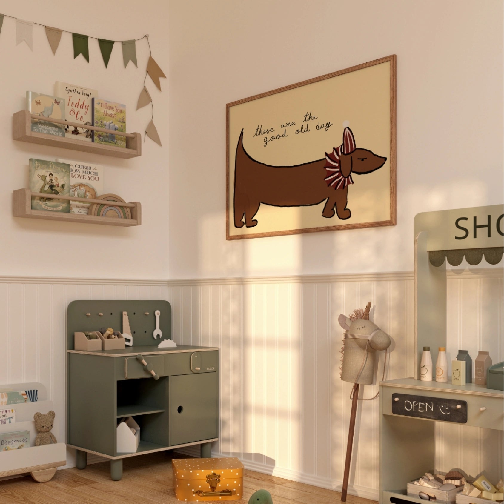 Dachshund Circus Print