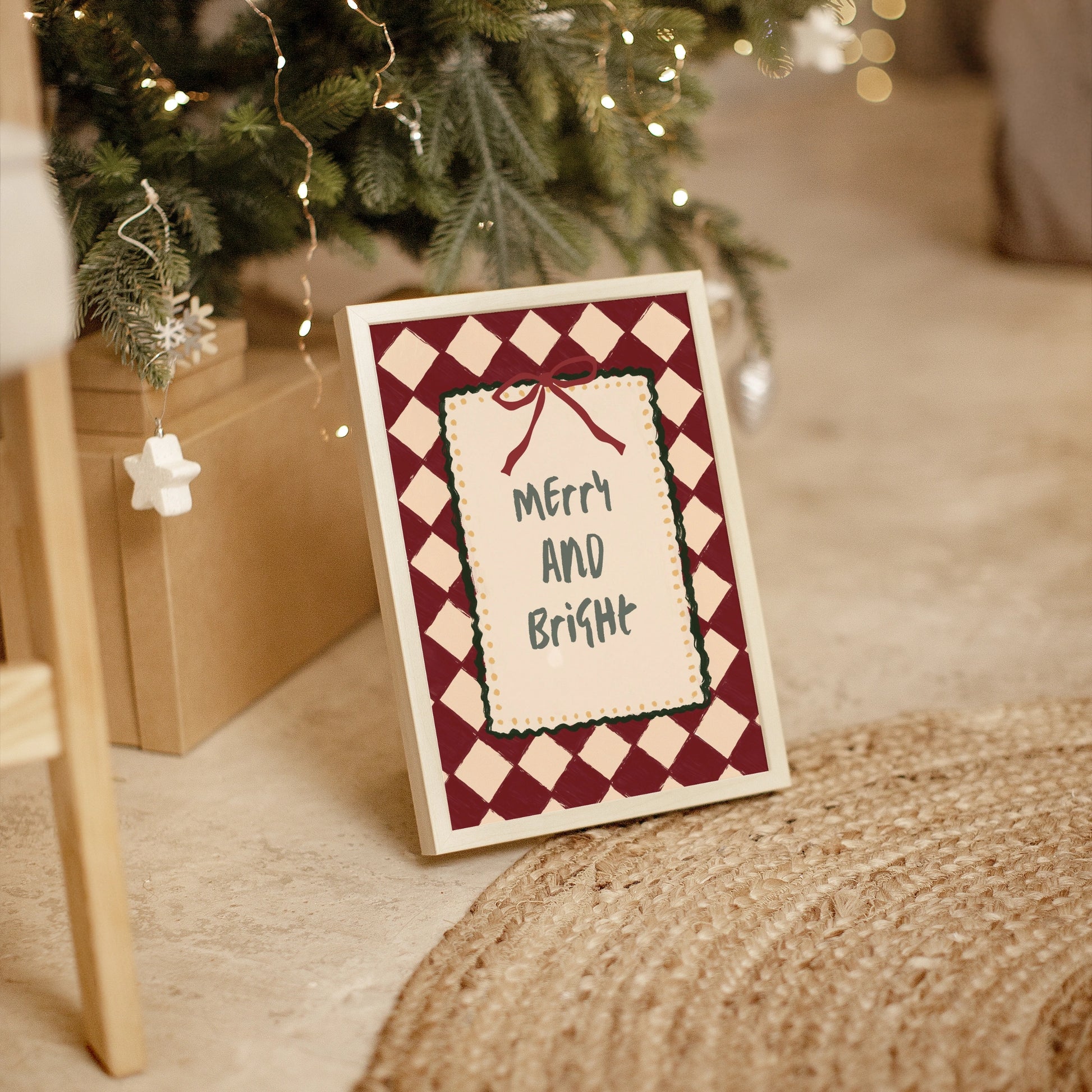 Cozy Festive Typography Decor