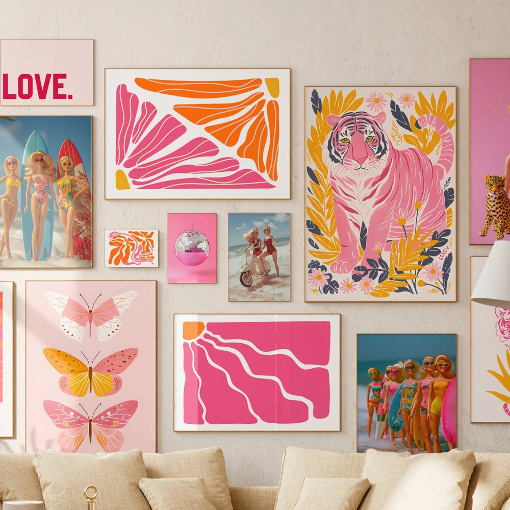 Pink Eclectic, over 1500 prints