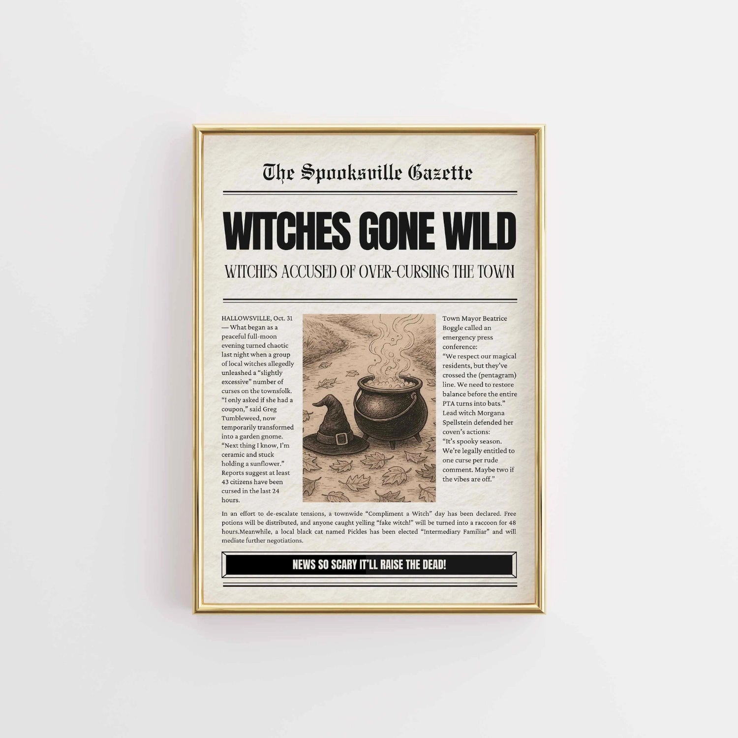 Witches Gone Wild Print – Funny Halloween