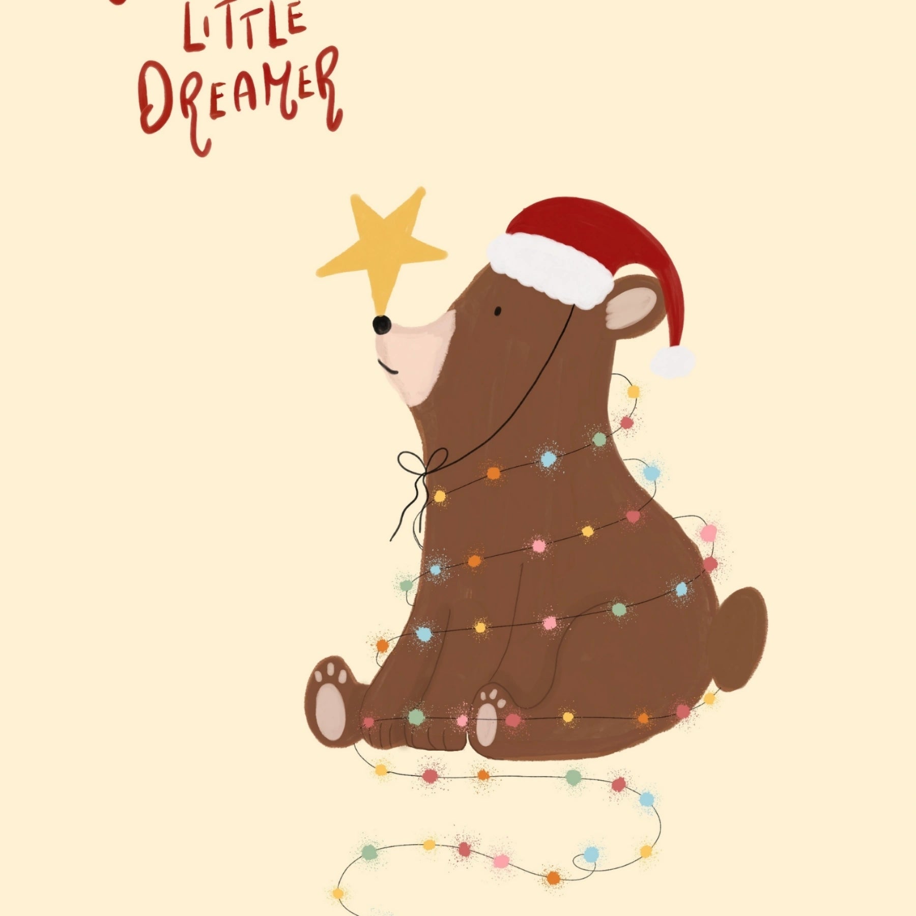 Santa’s Little Dreamer Bear