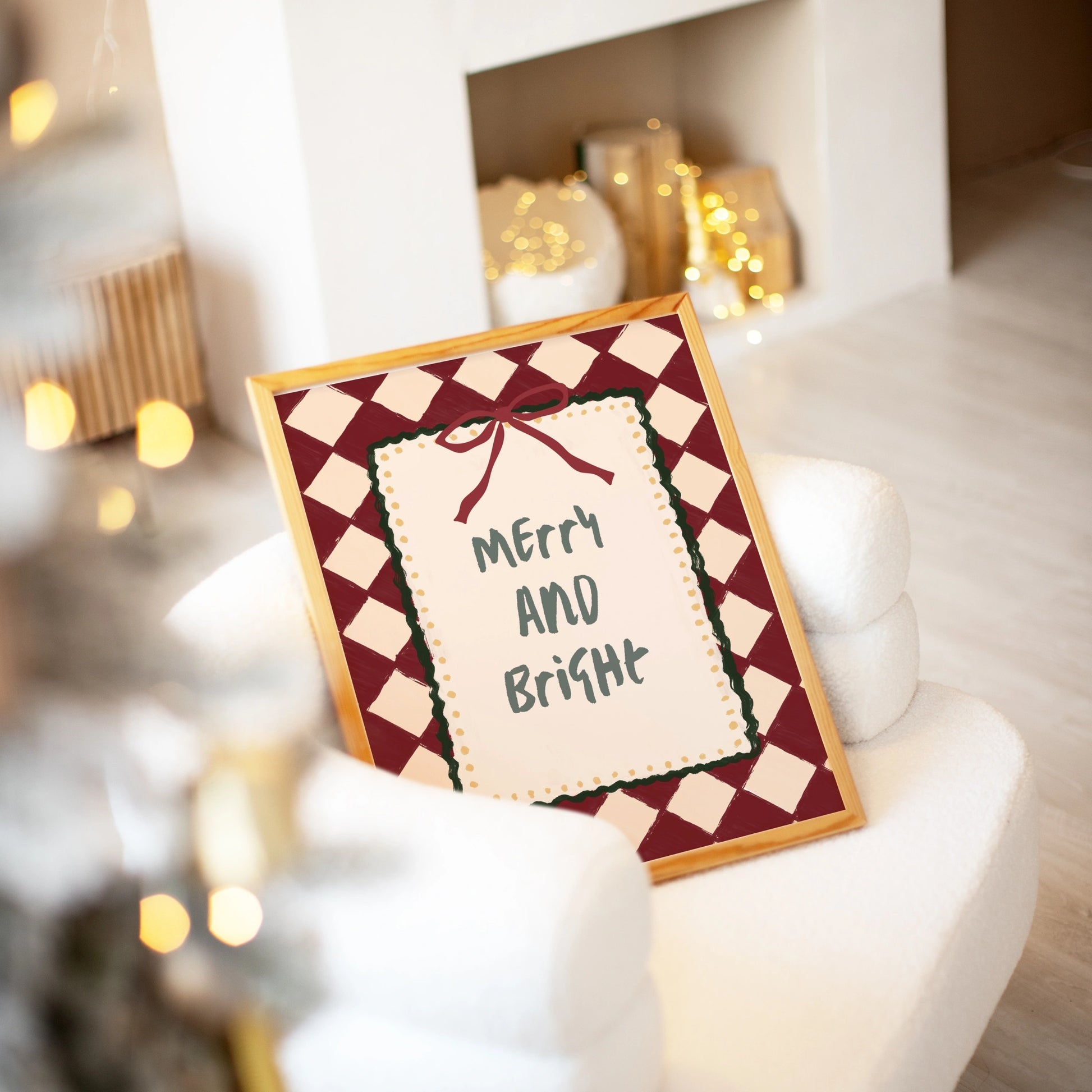 Cozy Festive Typography Decor