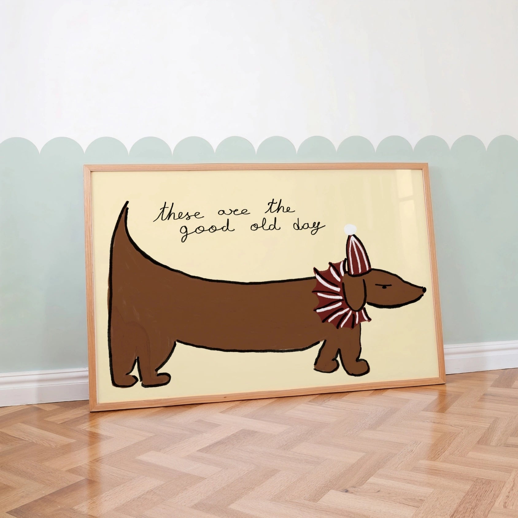 Dachshund Circus Print