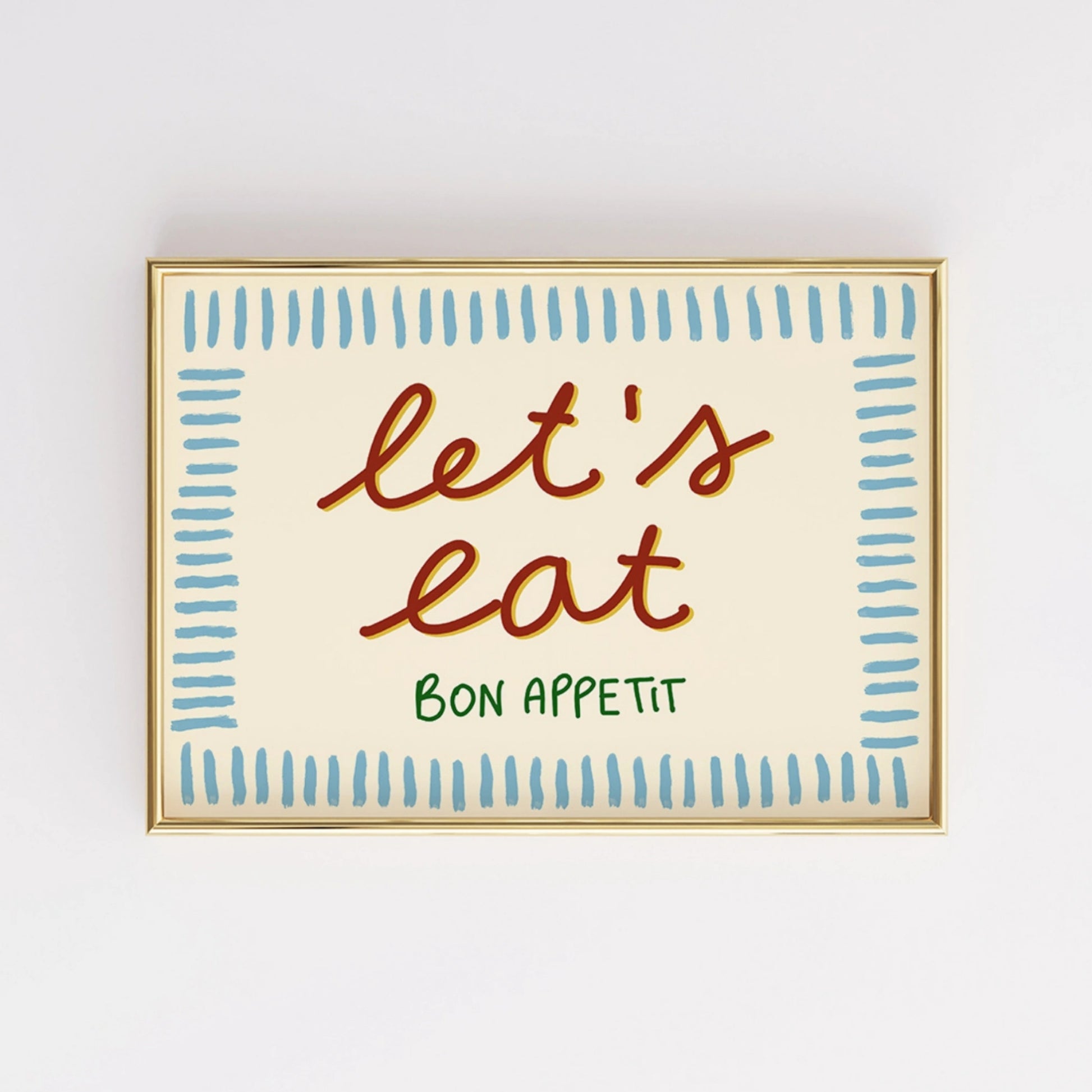 Let’s Eat Kitchen Wall Art