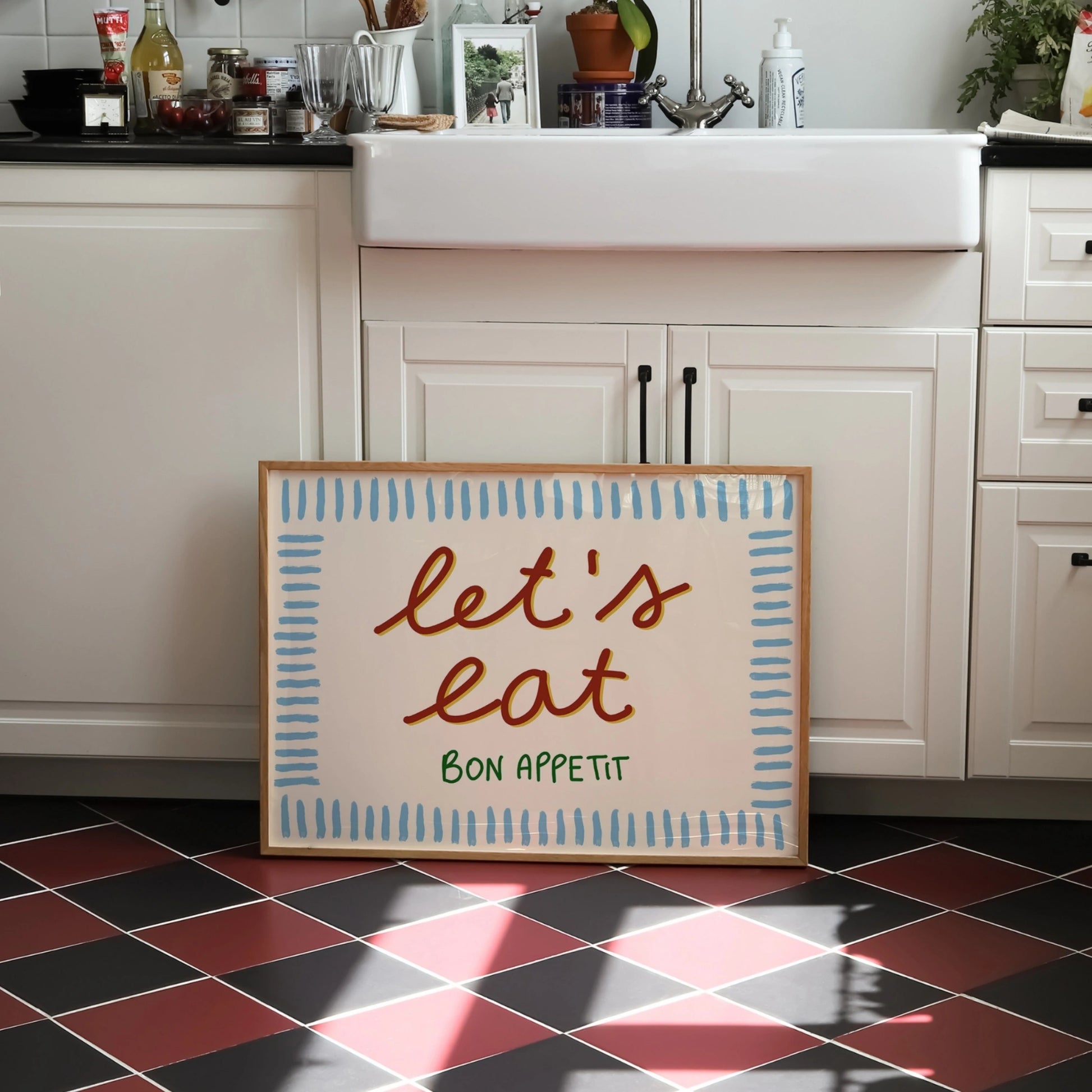 Let’s Eat Kitchen Wall Art