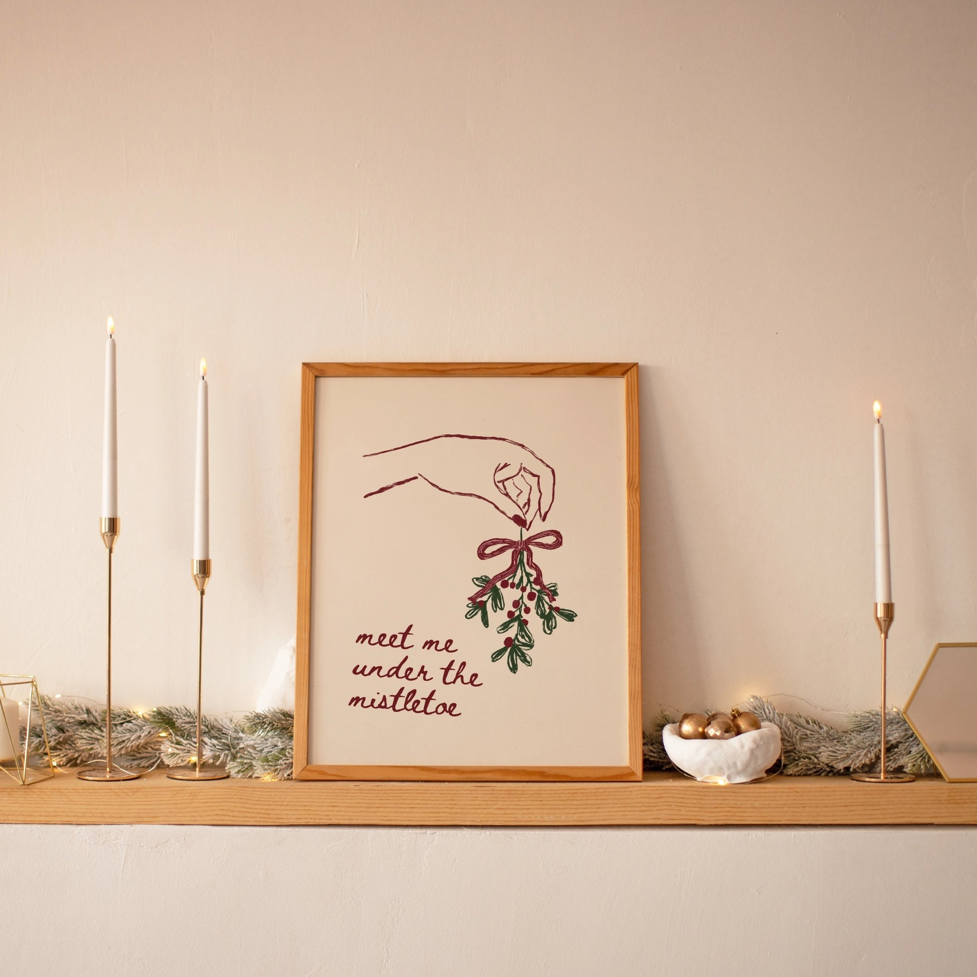 Hand-Drawn Minimal Holiday Poster