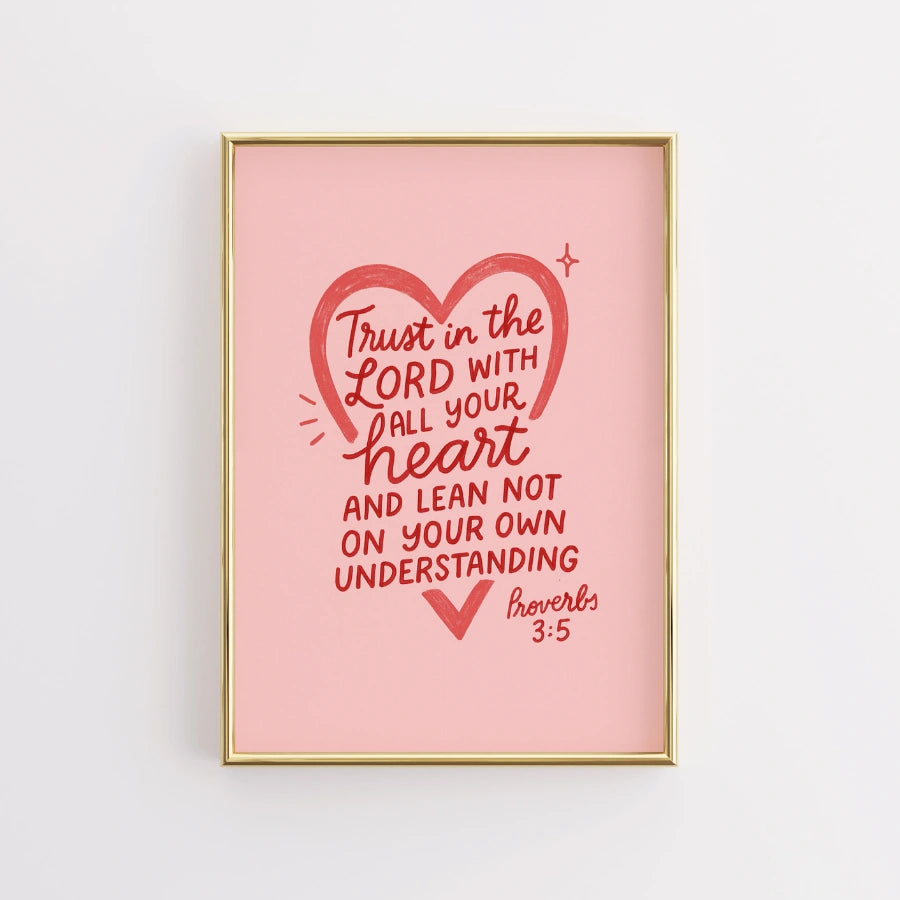 Bible Verse Poster – Inspirational Scripture Artwork