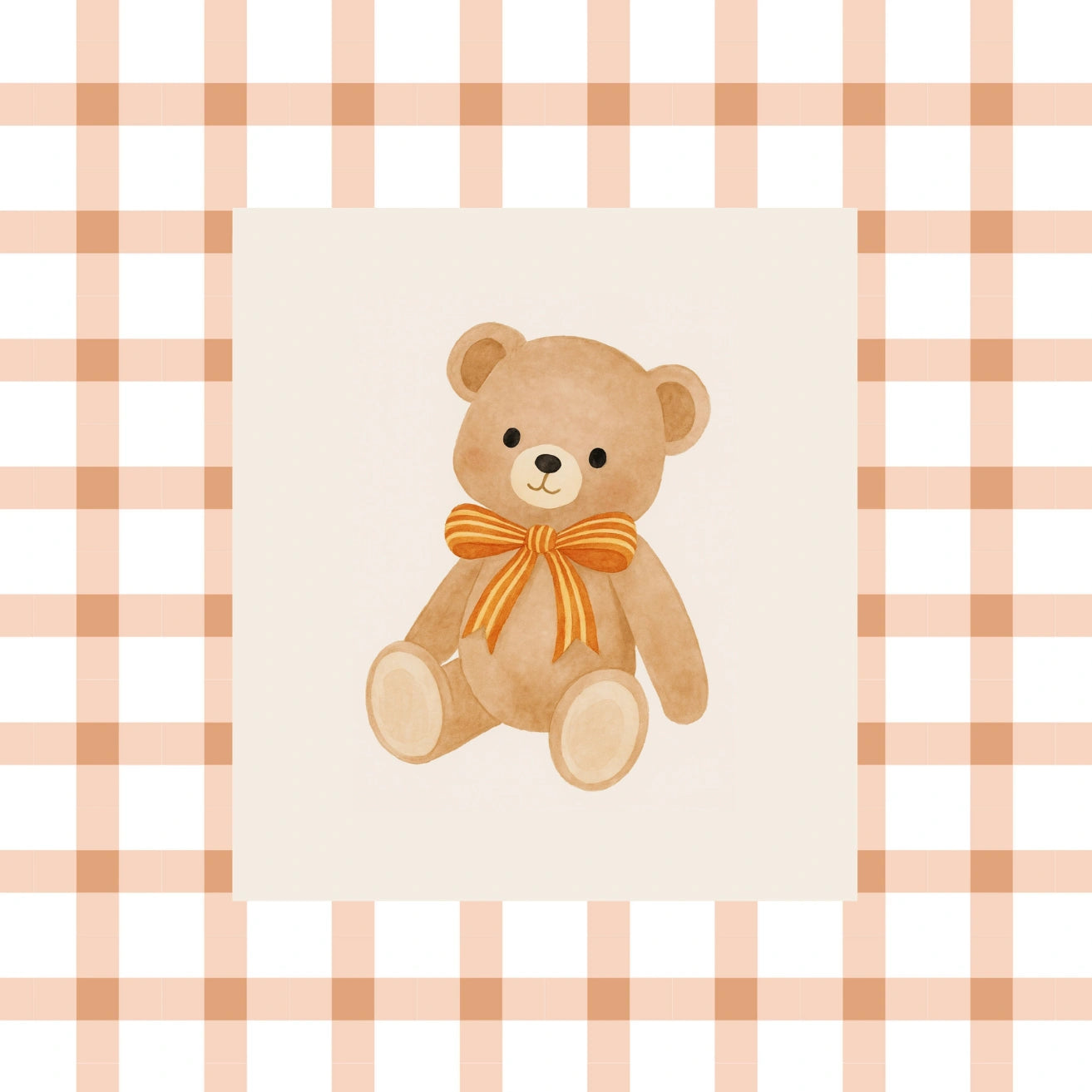 Teddy Bear Nursery Print
