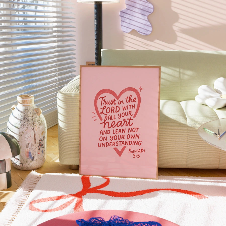 Bible Verse Poster – Inspirational Scripture Artwork