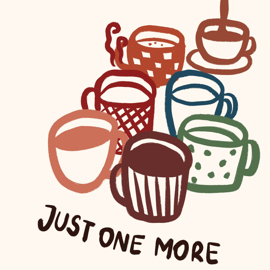 Coffee Cups Wall Art – Cozy Kitchen Decor