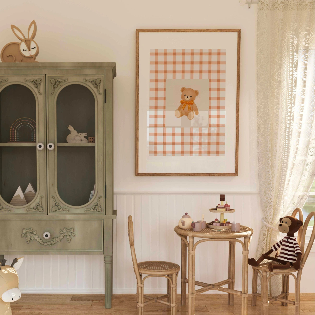 Stampa per cameretta orsacchiotto