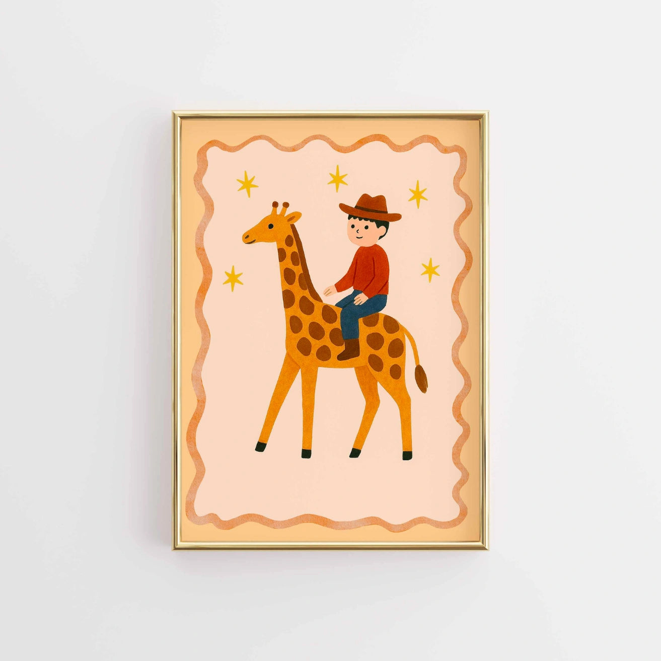 Stampa per cameretta dei bambini Cowboy