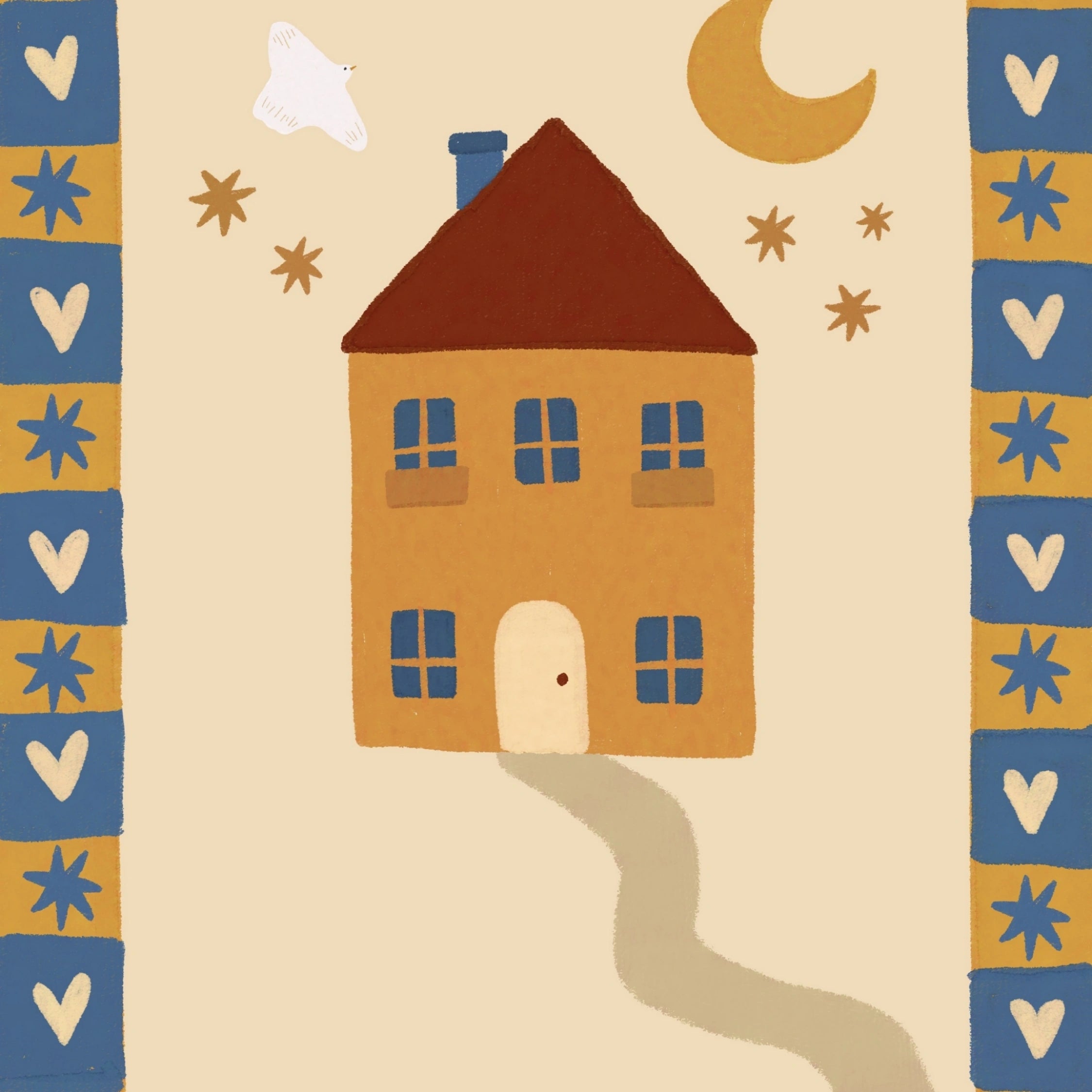 Little Dreamers Nursery Print