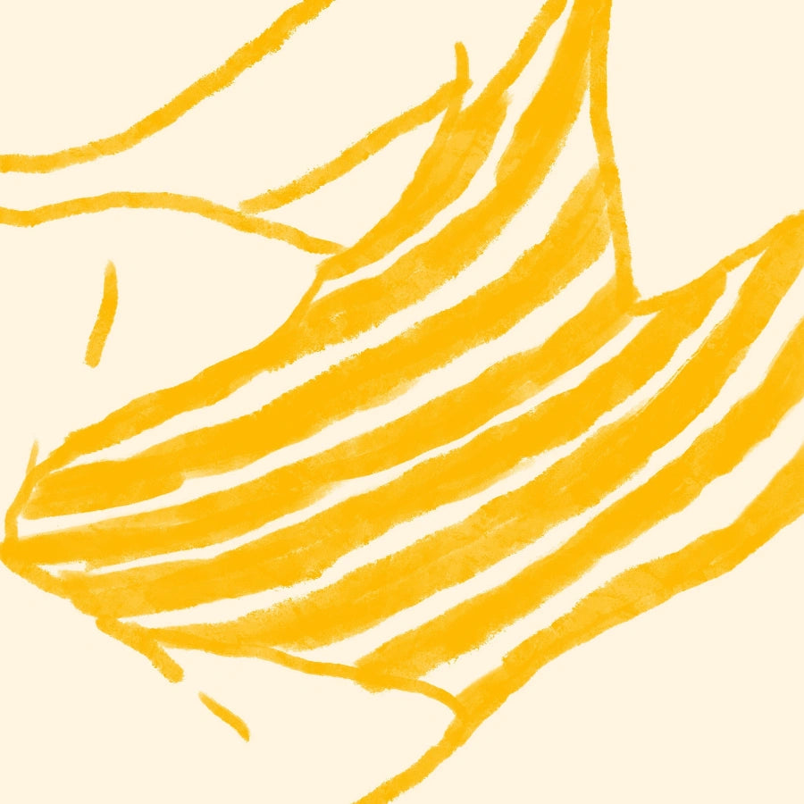 Striped Towel Wall Art - Abstract Coastal Summer Print