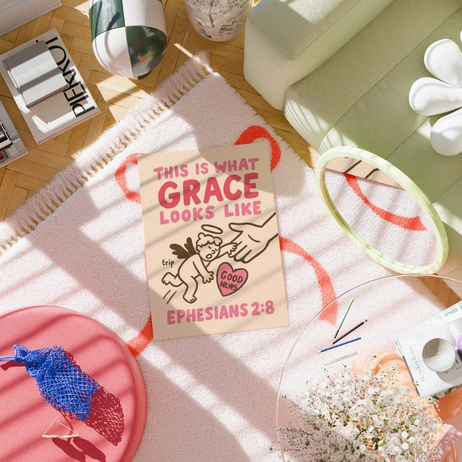 This Is What Grace Looks Like Wall Art – Good News Faith Poster
