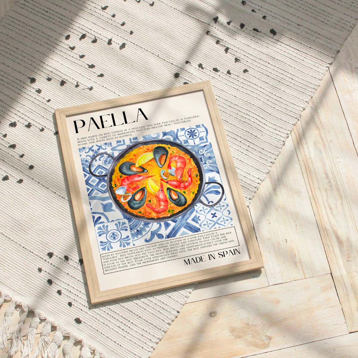 Paella Wall Art – Spanish Kitchen Decor