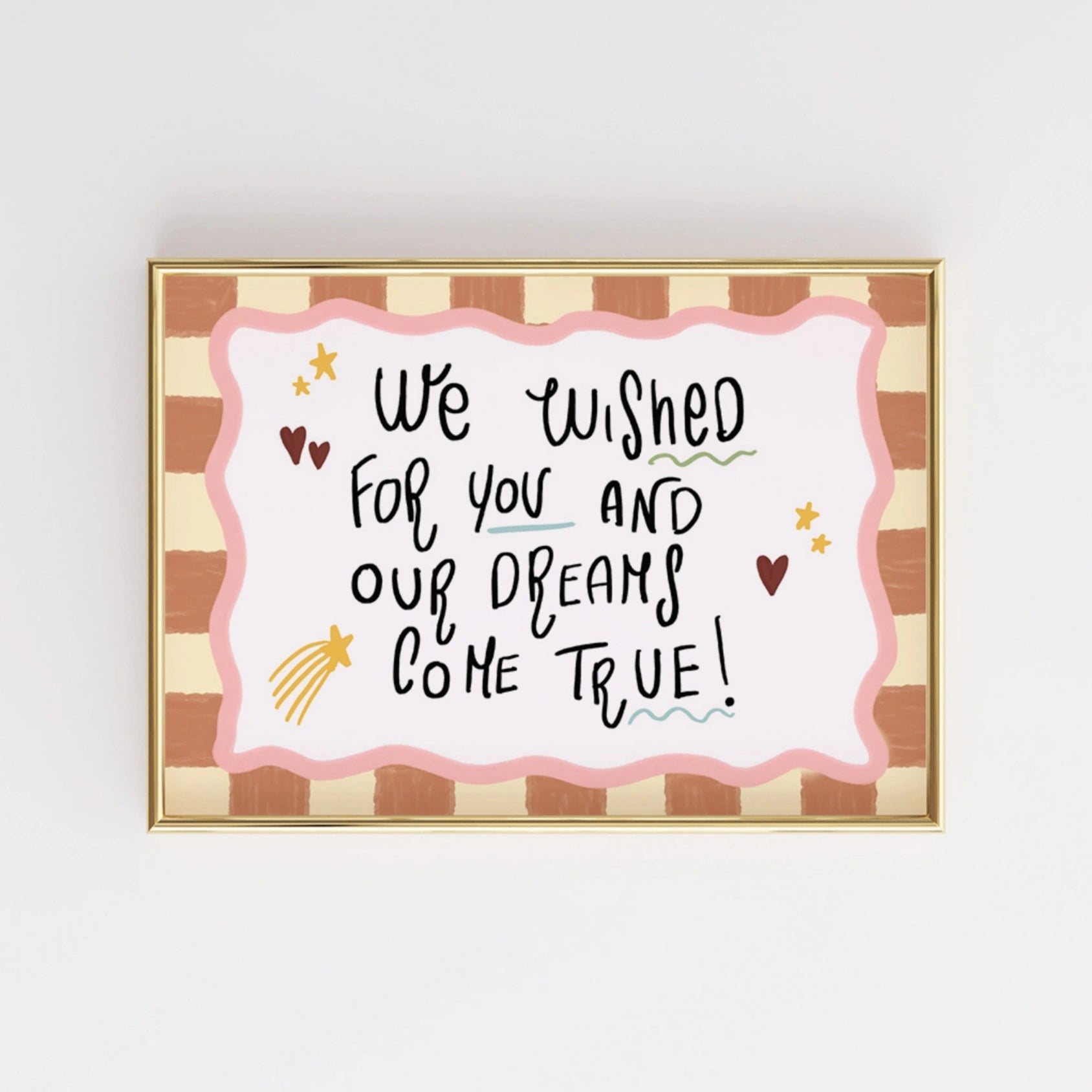 Dreamy Baby Quote Wall Art