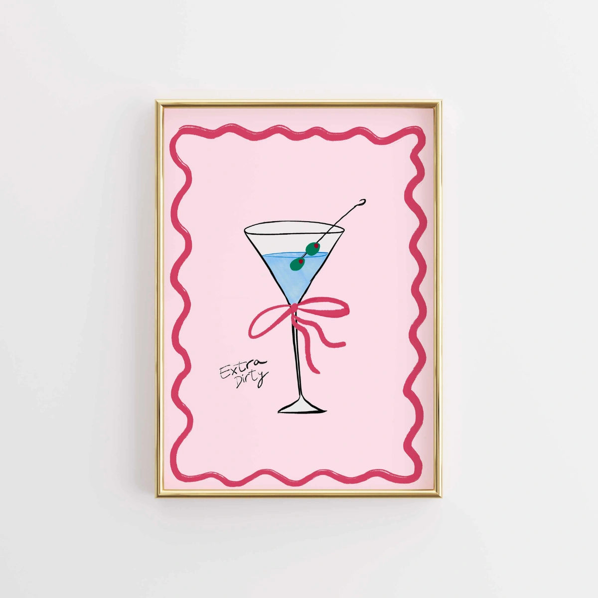 Martini Cocktail Wall Art – Drink Print