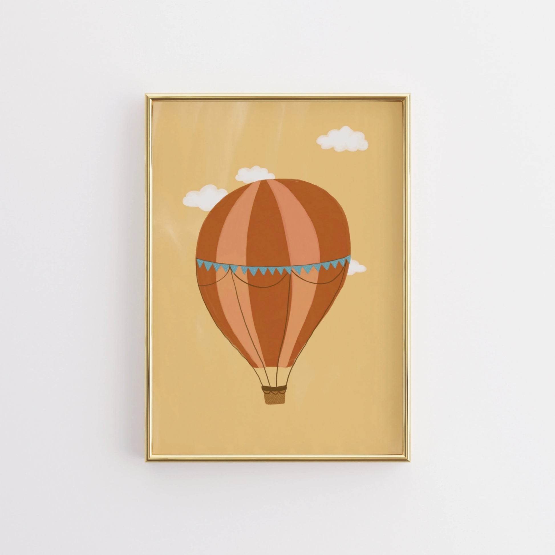 Vintage Hot Air Balloon Print