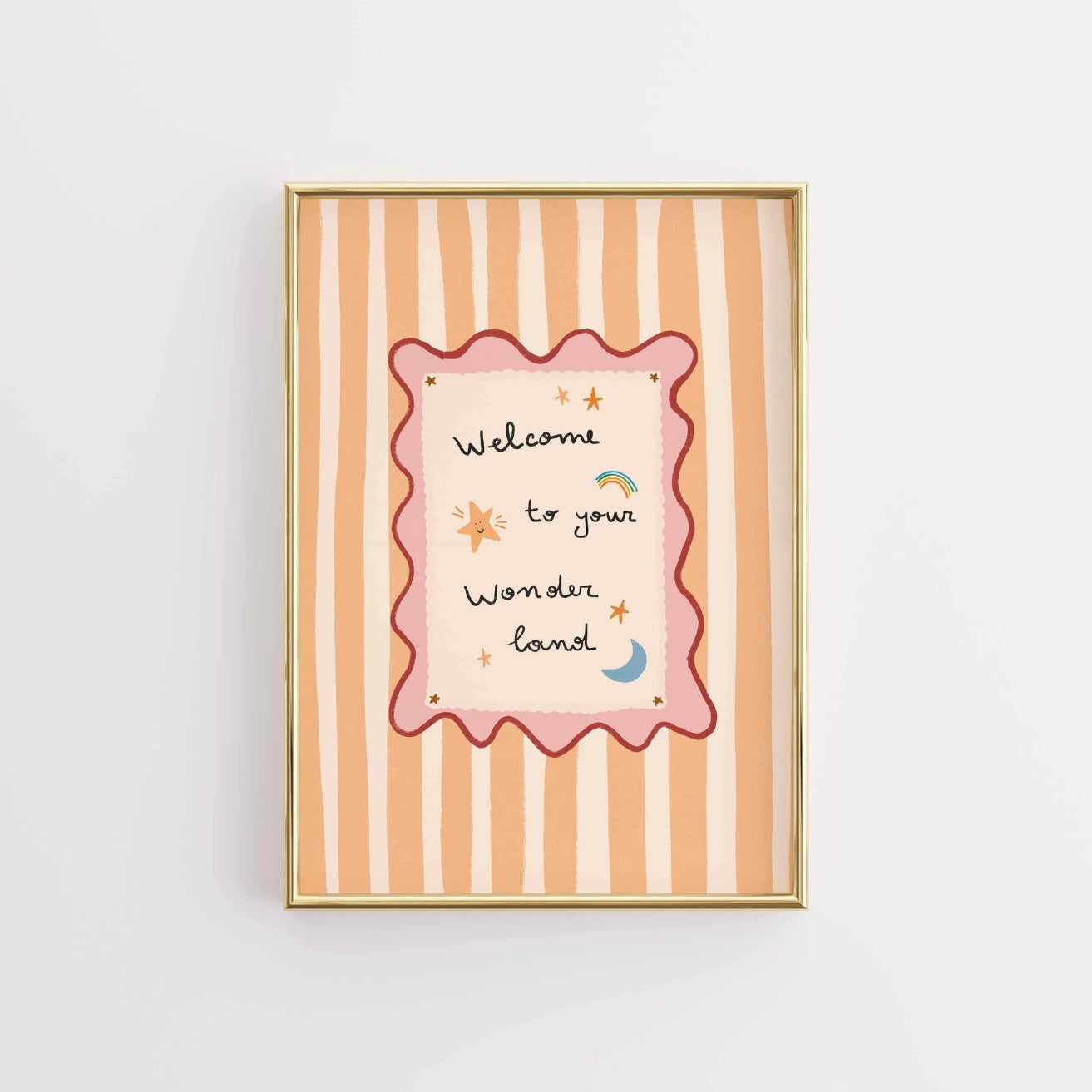 Striped Kids Wall Art