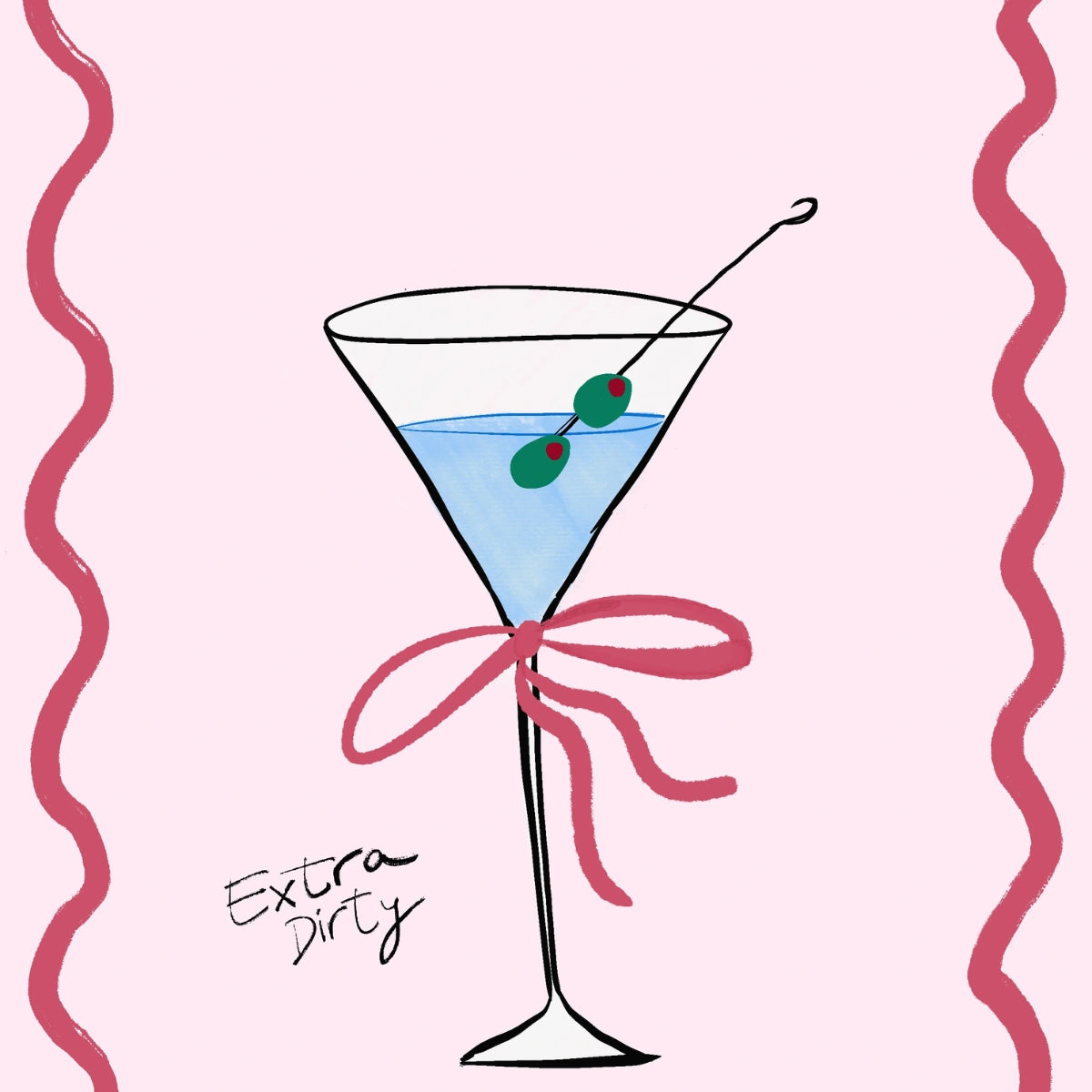 Martini Cocktail Wall Art – Drink Print