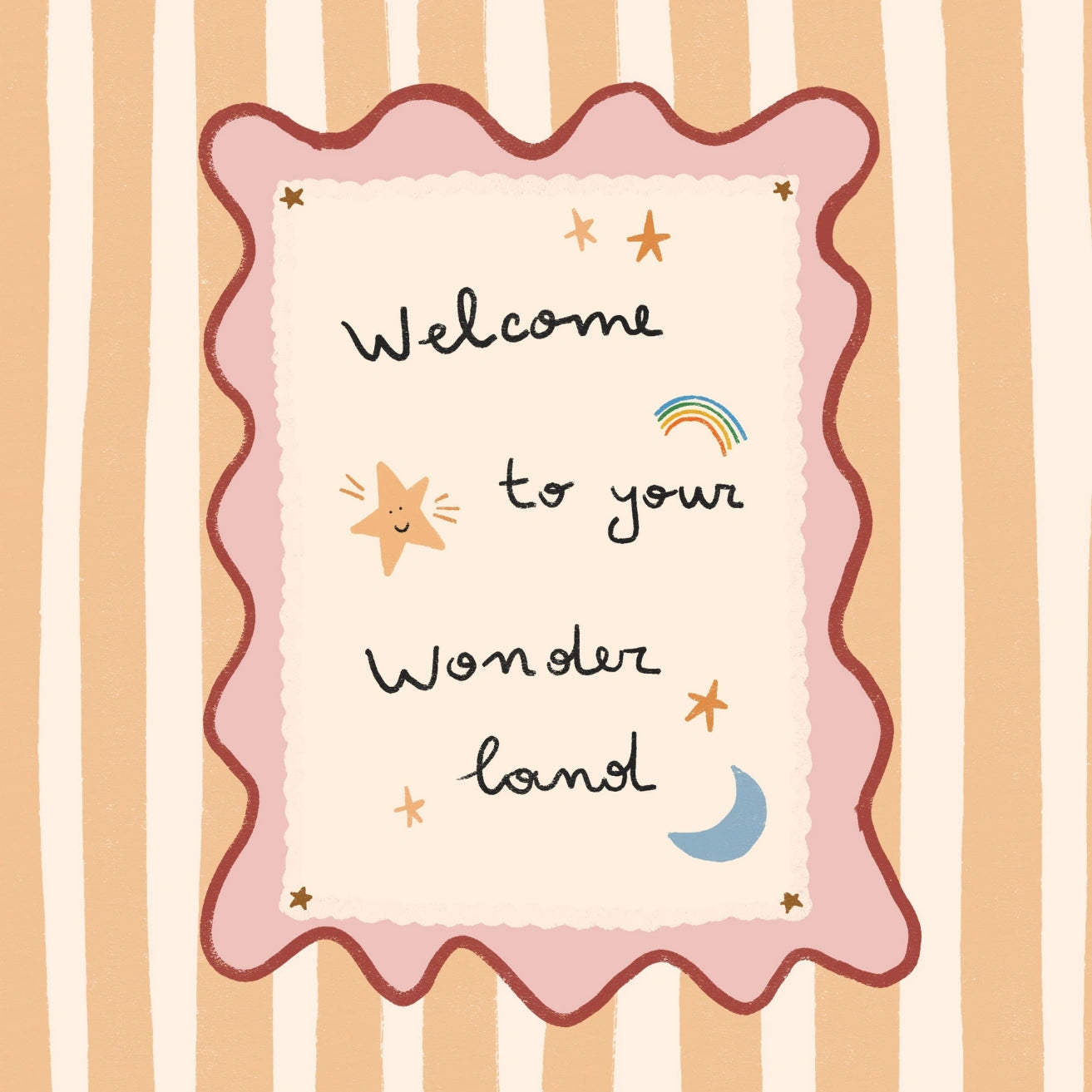 Striped Kids Wall Art