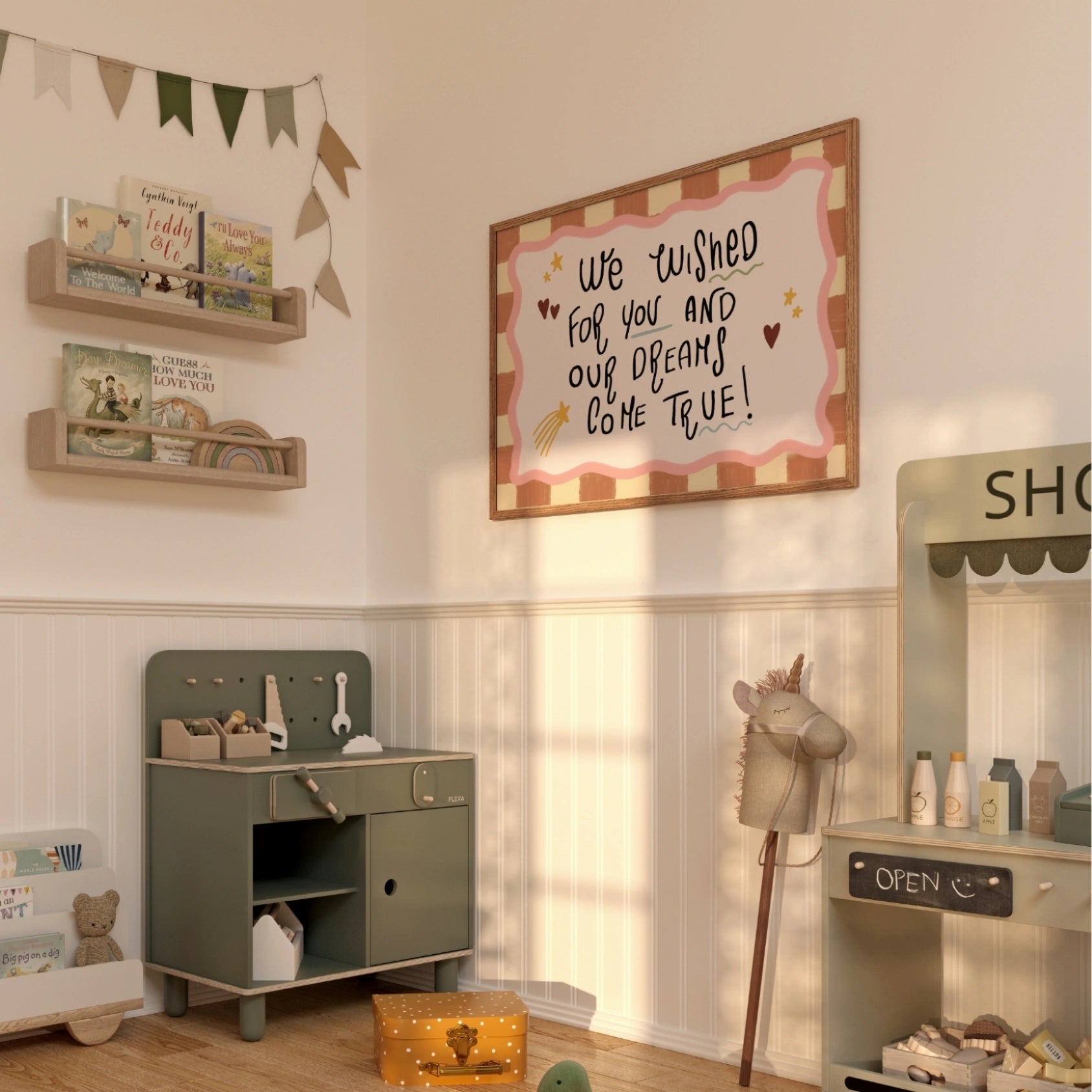 Dreamy Baby Quote Wall Art