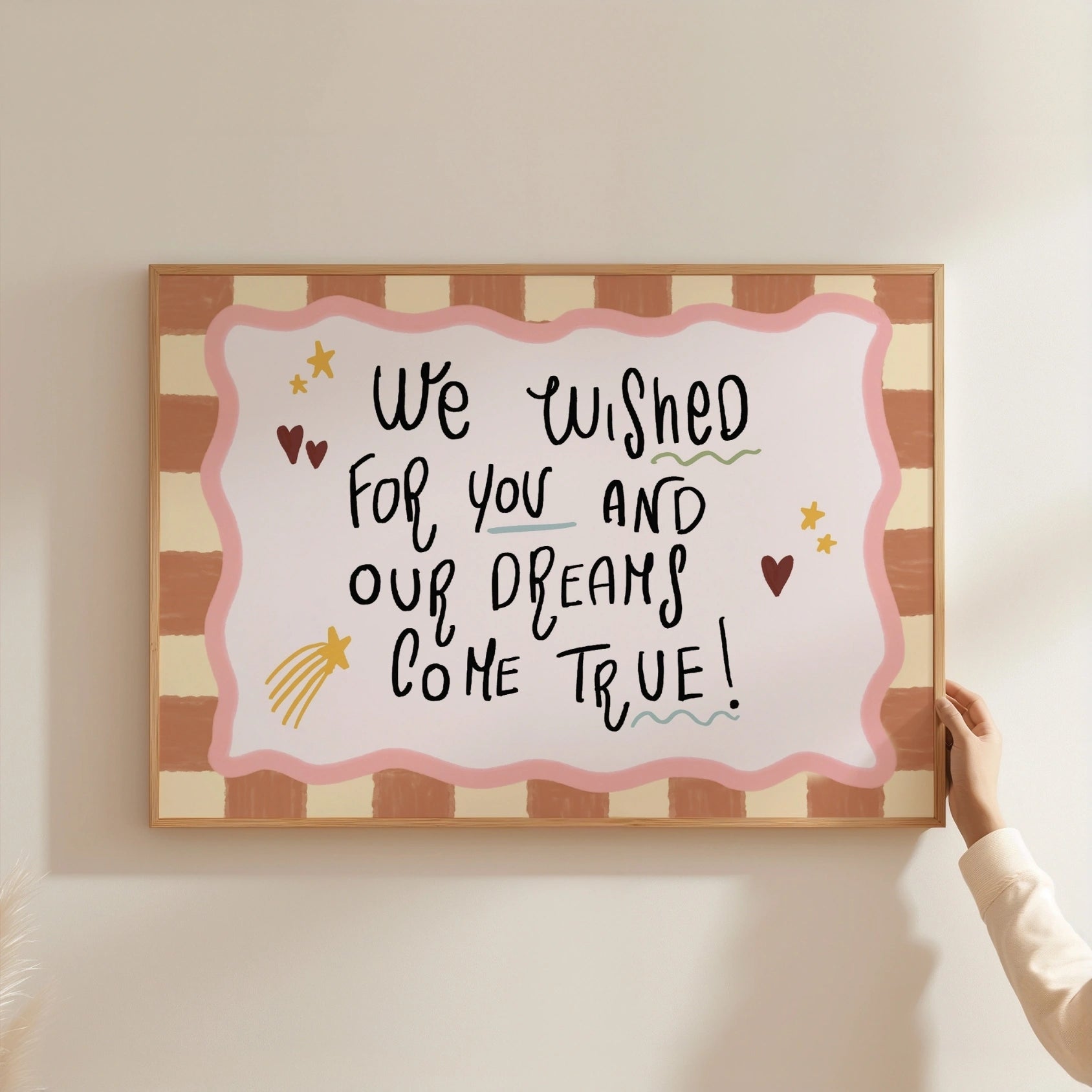 Dreamy Baby Quote Wall Art