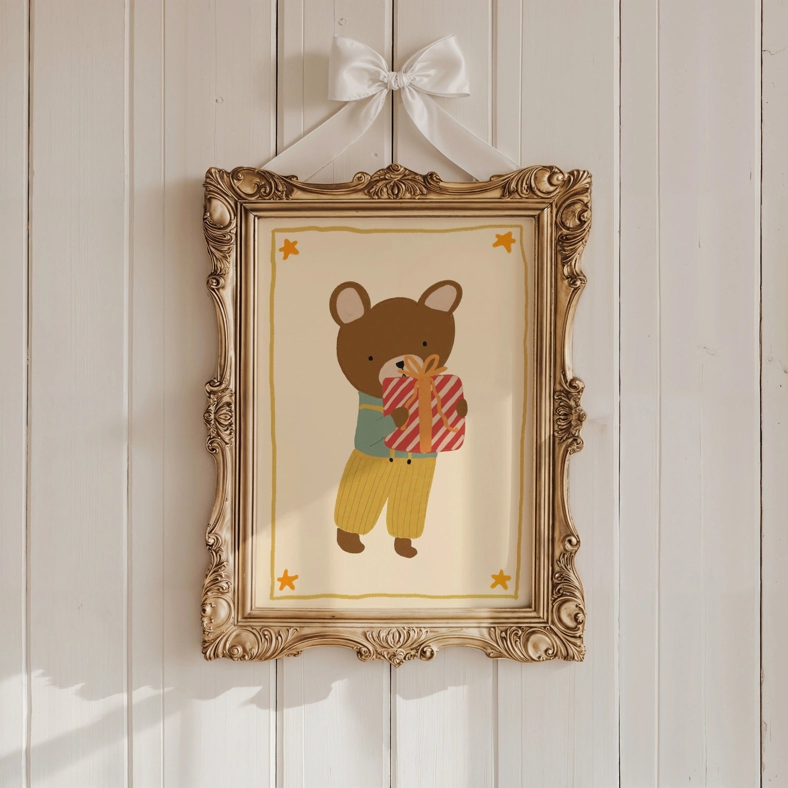 Christmas Bear with Gift