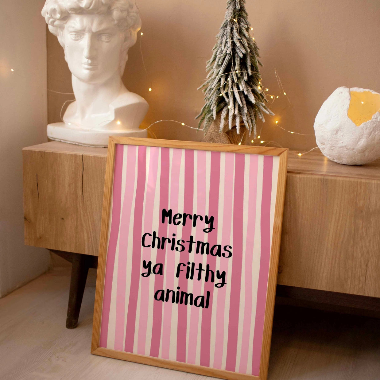 Minimalistisches Urlaubsposter