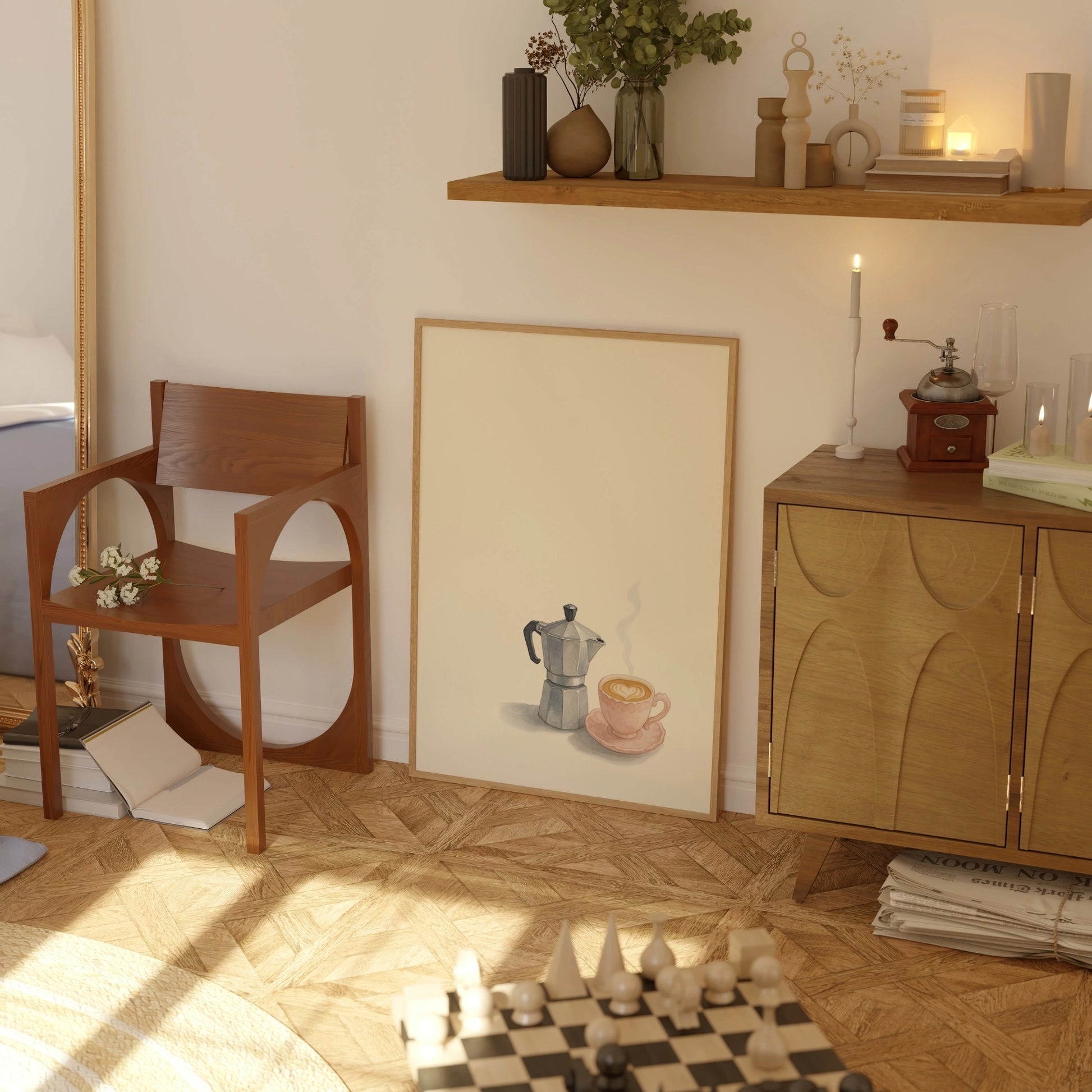 Minimal Retro Coffee Poster