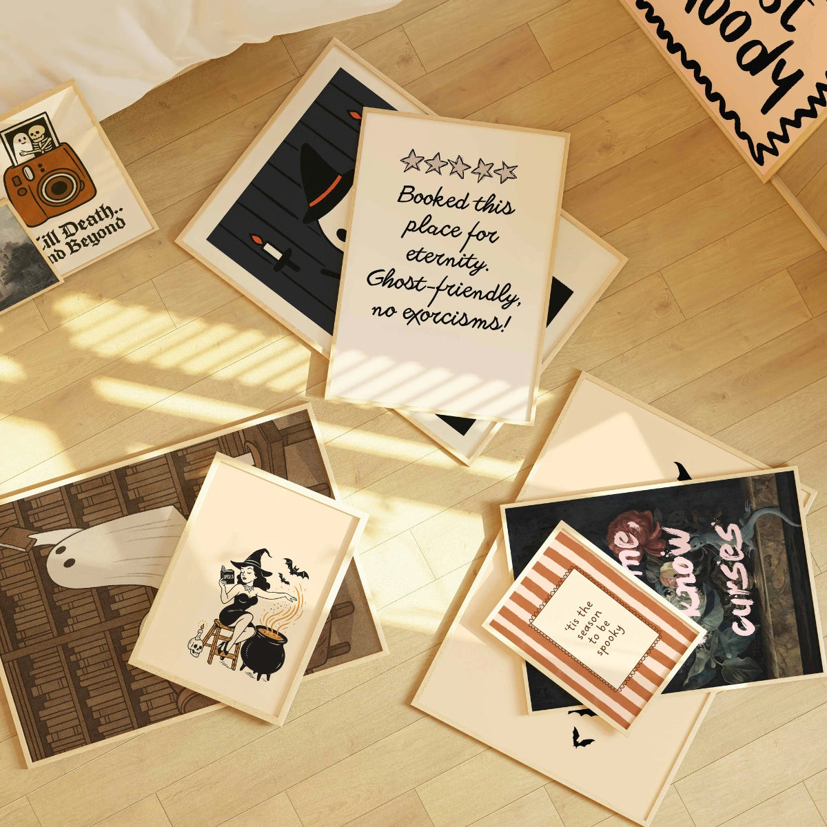 Handmade Halloween Decor - over 200 prints