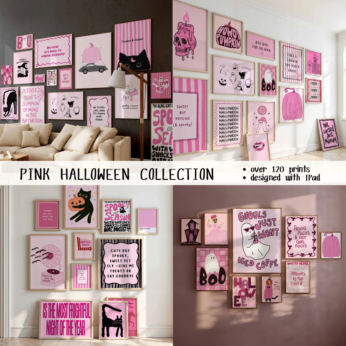 Halloween Wall Art Bundle, 1370+ Prints