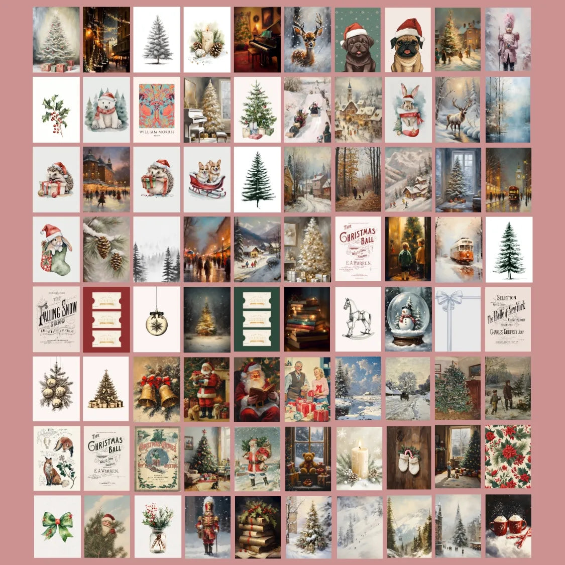 Vintage Christmas, over 690 prints