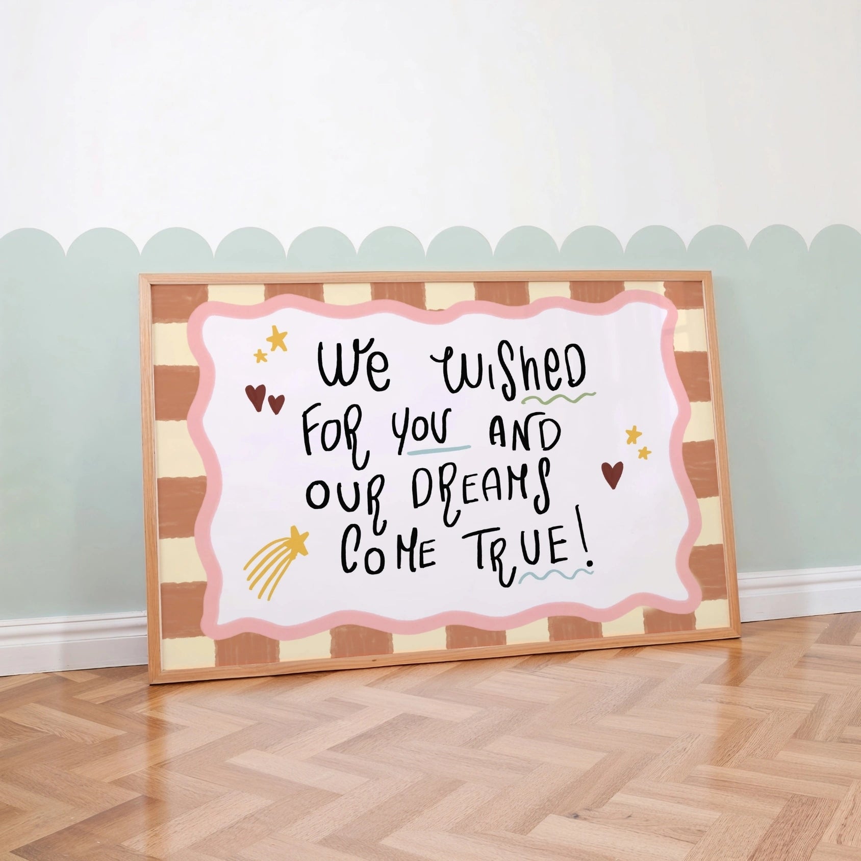 Dreamy Baby Quote Wall Art